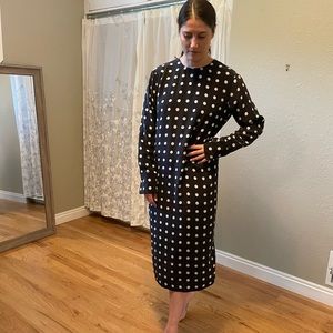 EQUIPMENT silk polka dot dress